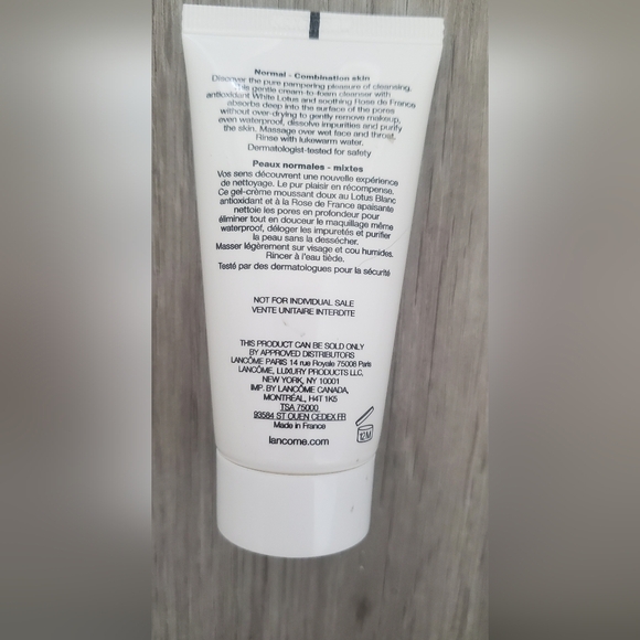 💚5/$25 Lancōme Crème Radiance Face Cleanser Gentle Creamy Foam Rose & Lotus - Picture 4 of 4